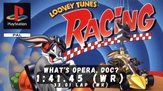 Looney Tunes Racing (Mednafen PS Emulator - NTSC - 2WR) - What's Opera, Doc? [1:41.45 + 33.01 1 Lap]
